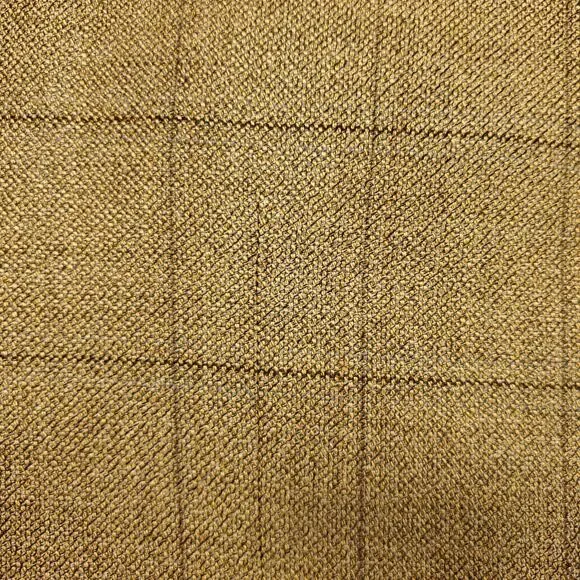 Canali Hopsack Blazer Size 42 Wool Silk Blend Brown Windowpane Plaid 3 Button